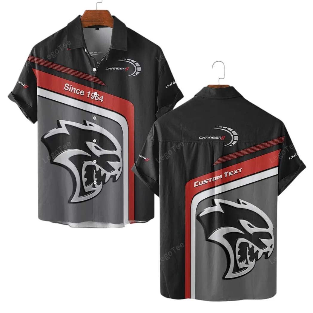 Dodge Charger Hawaiian Shirt For Men, Gift For Dodge Charger Lovers, Gift For Him, Husband, Boyfriend CAR11103032521