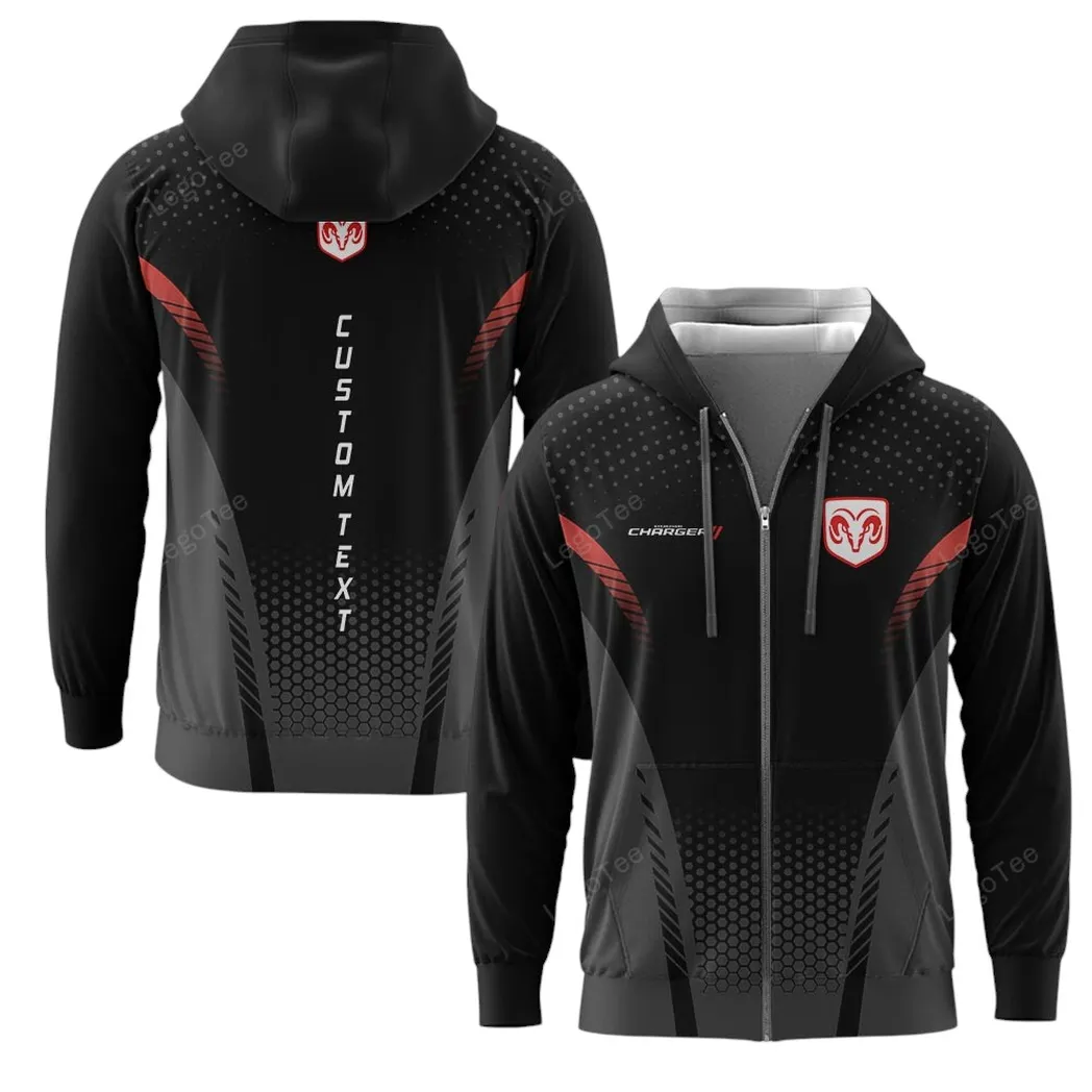Dodge Charger Zipper Hoodie, Gift For Dodge Charger Lovers, Gift For Him, Husband, Boyfriend CAR10803122521