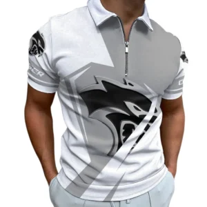 dodge charger zipper polo shirt gift for dodge charger lovers gift for him husband boyfriend car3202122524 vy49c