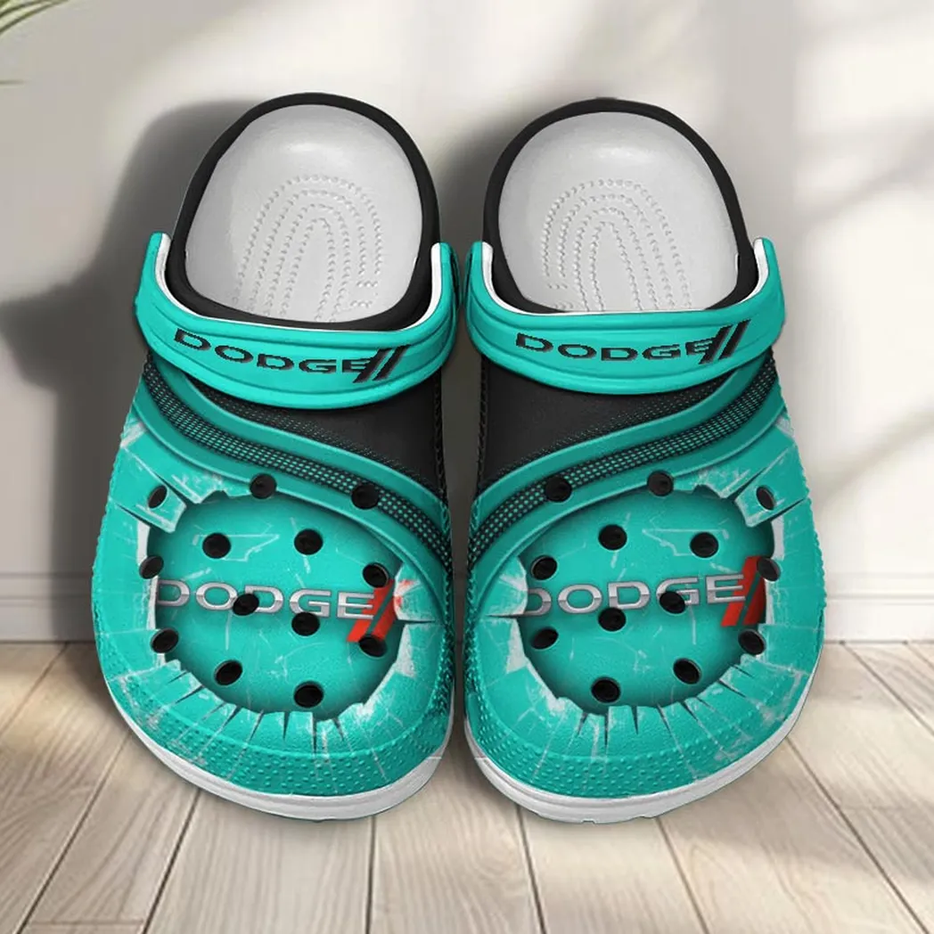 dodge crocs clogs men women gift for dodge fan car188032025182 cyan