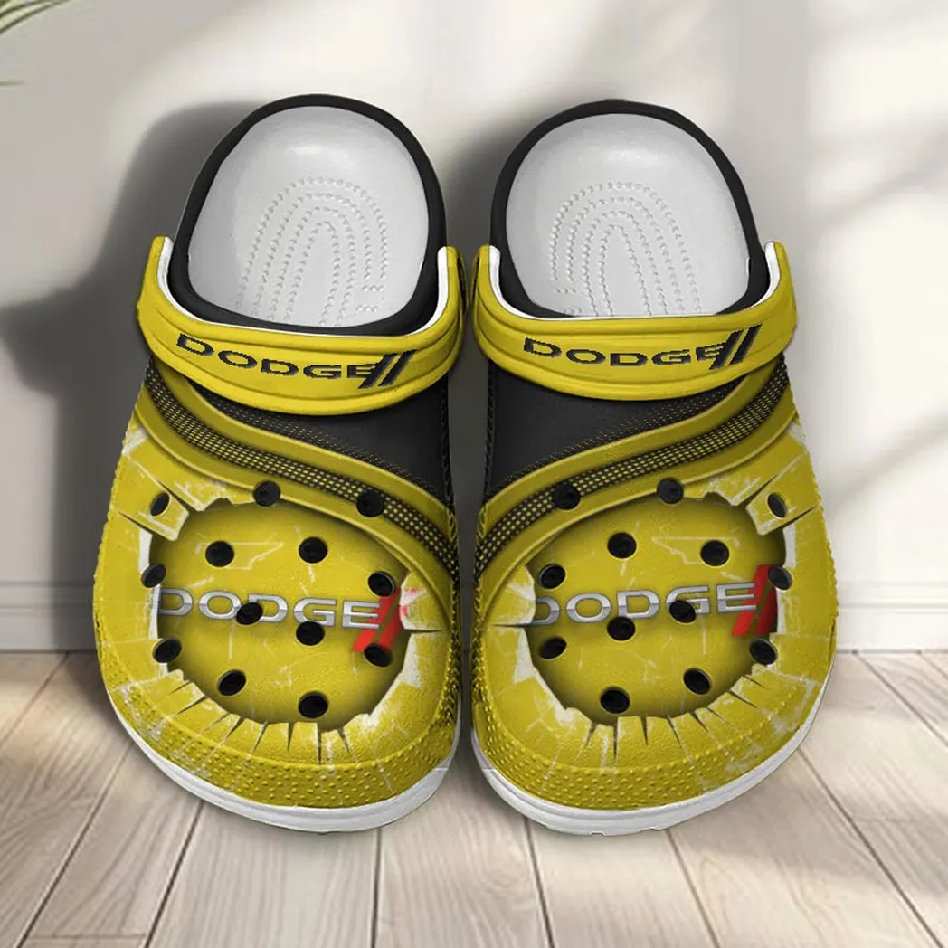 dodge crocs clogs men women gift for dodge fan car188032025182 yellow eoptj