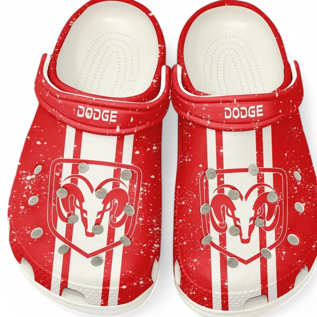 dodge crocs gift for dodge lovers gift for him husband boyfriend car62022025087 white bakue