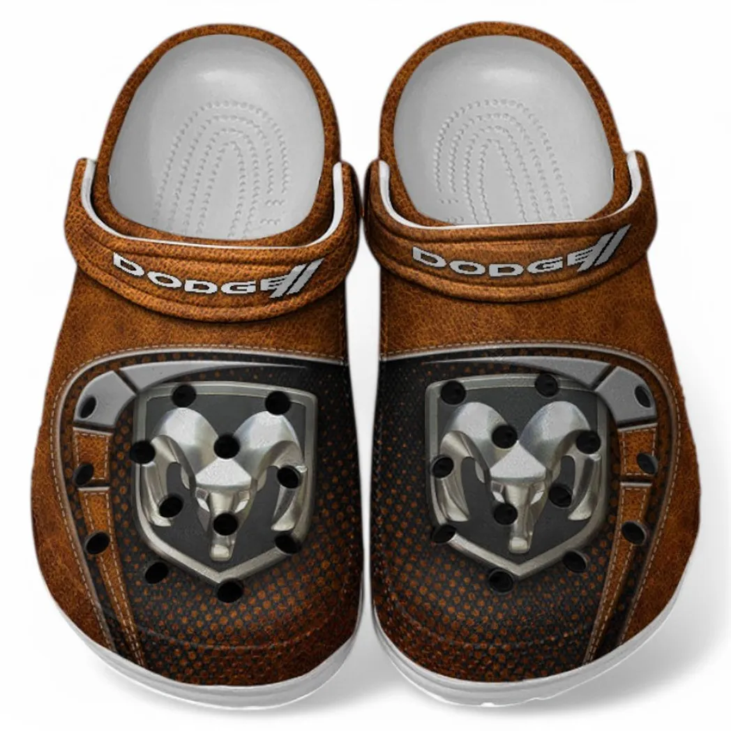 Dodge Crocs Sandals For Men Women, Gift For Dodge Fan CAR177031425591 - Orange