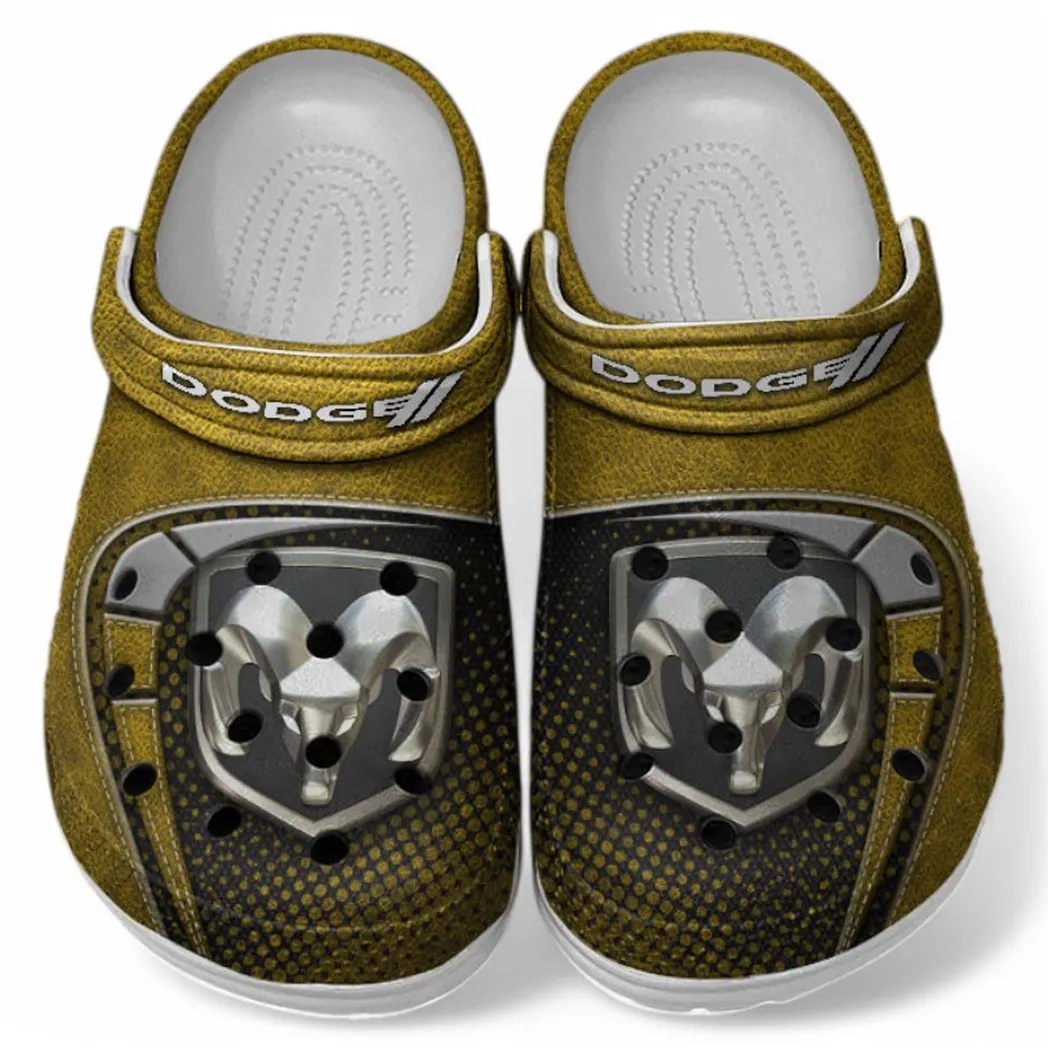 Dodge Crocs Sandals For Men Women, Gift For Dodge Fan CAR177031425591 - Yellow