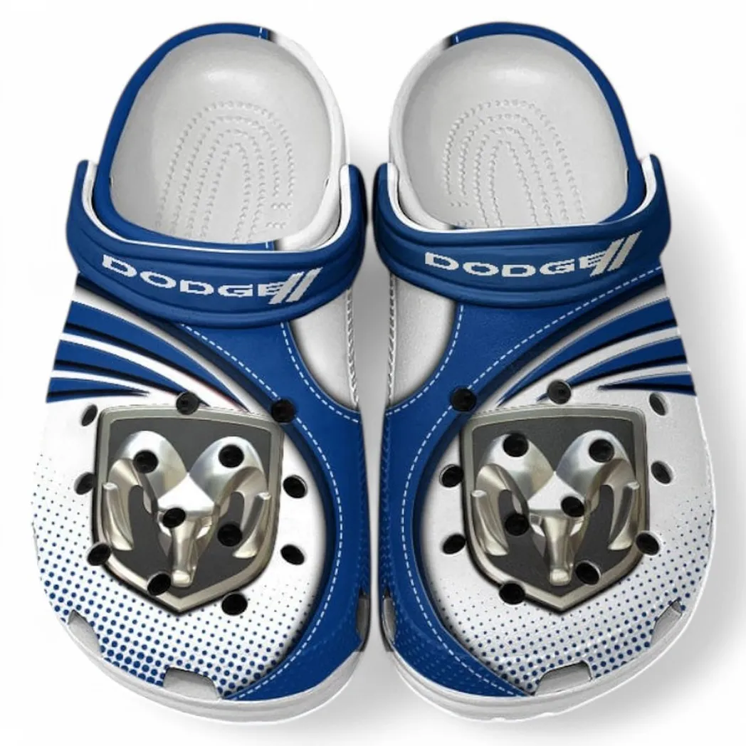 dodge crocs sandals for men women gift for dodge fan car181031525718 blue wiins