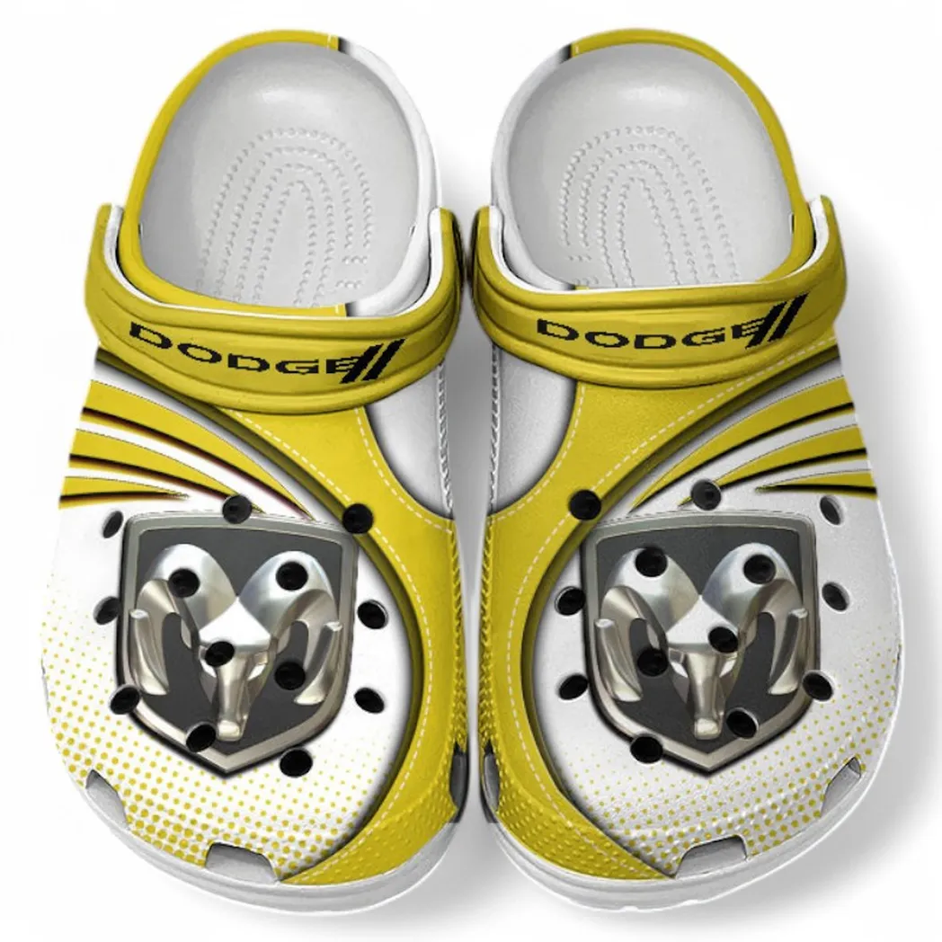 dodge crocs sandals for men women gift for dodge fan car181031525718 yellow 5yfc7