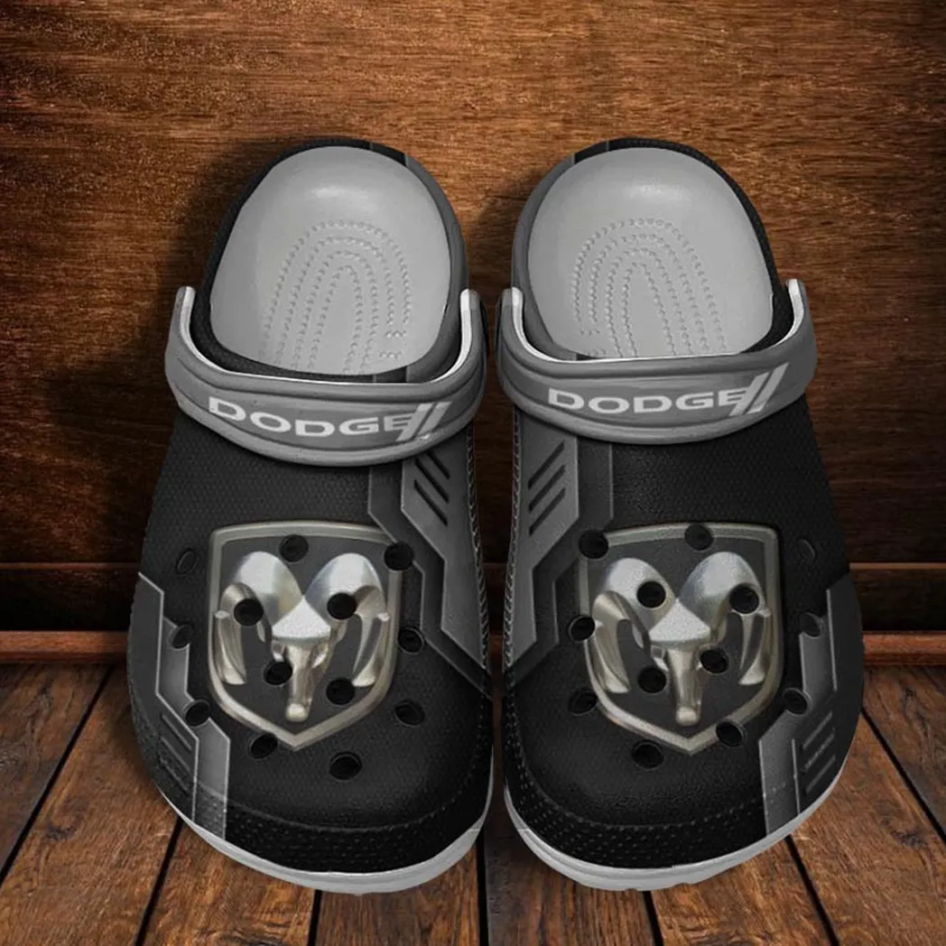 dodge crocs shoes clogs men women gift for dodge fan car185031525254 gray vg2yw