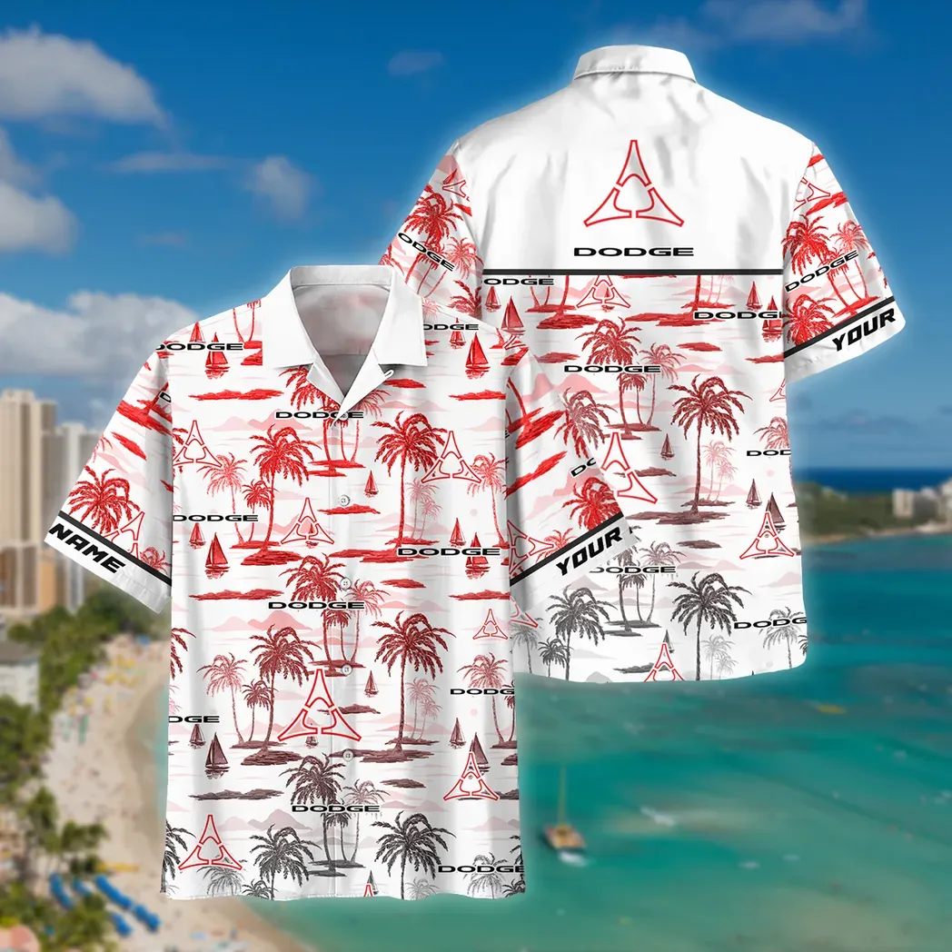 Dodge Custom Hawaiian Shirt For Men, Gift For Dodge Fan CAR205031225678