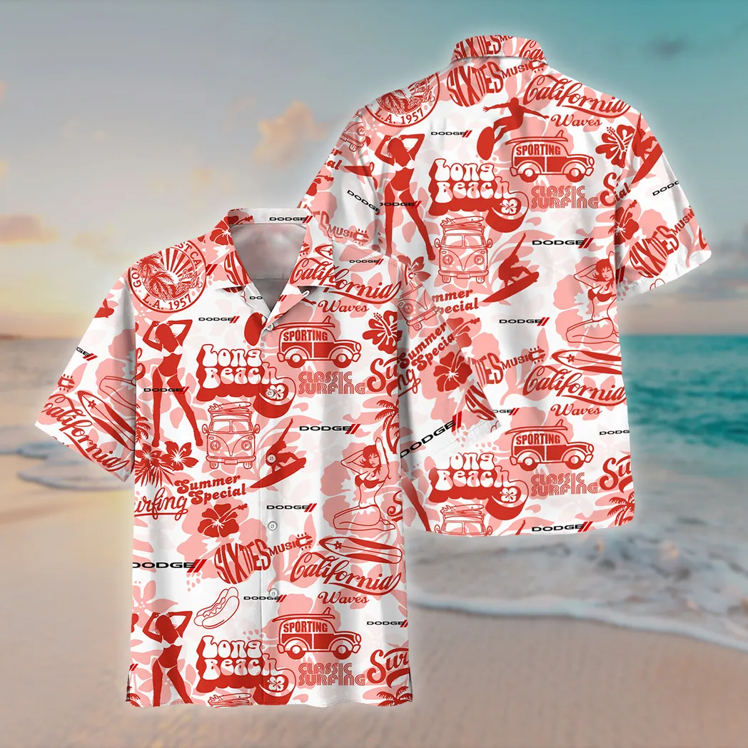 dodge hawaiian shirt for men gift for dodge lovers car201030725567 fsla7