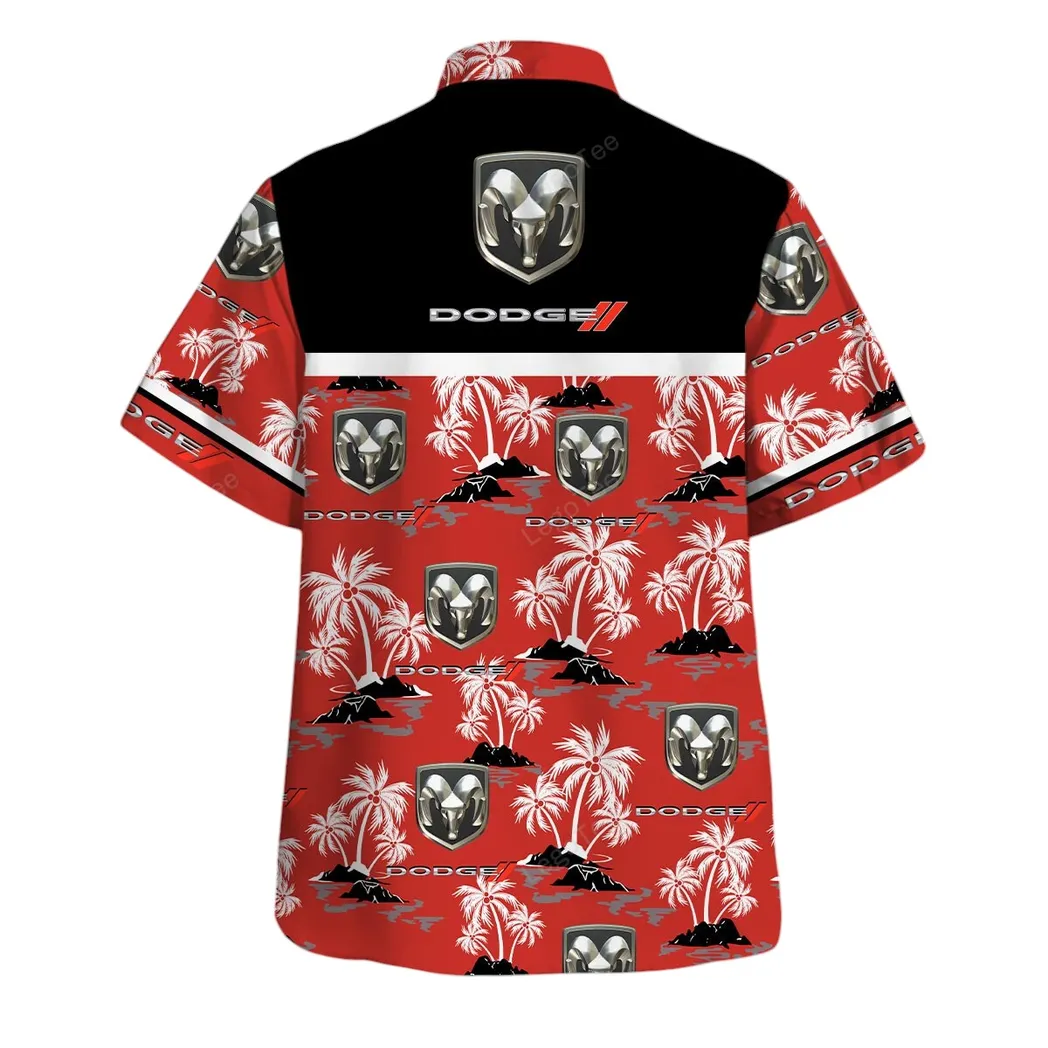 dodge hawaiian shirt set for men gift for dodge lovers gift for him husband boyfriend car144021125515 1 jkoih