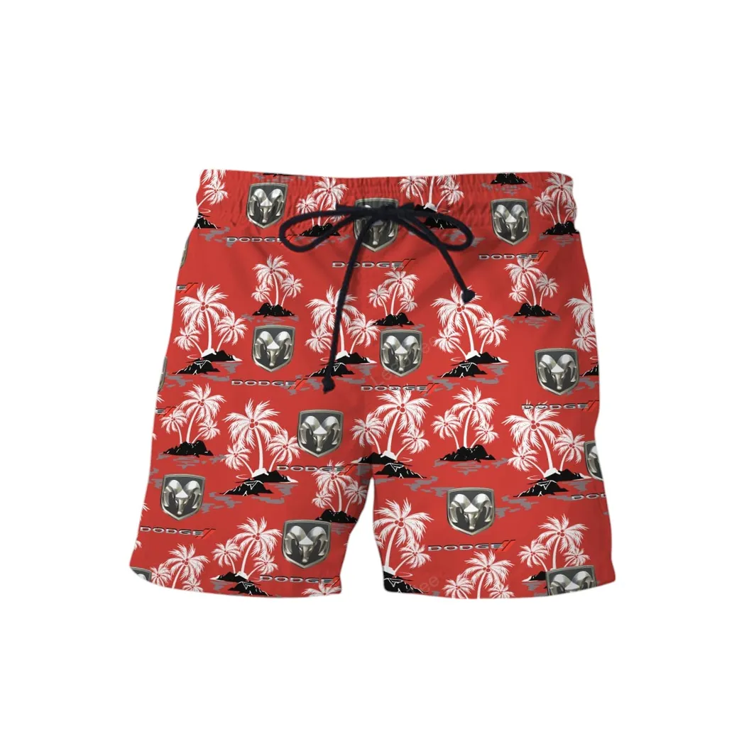 dodge hawaiian shirt set for men gift for dodge lovers gift for him husband boyfriend car144021125515 1 yoyib