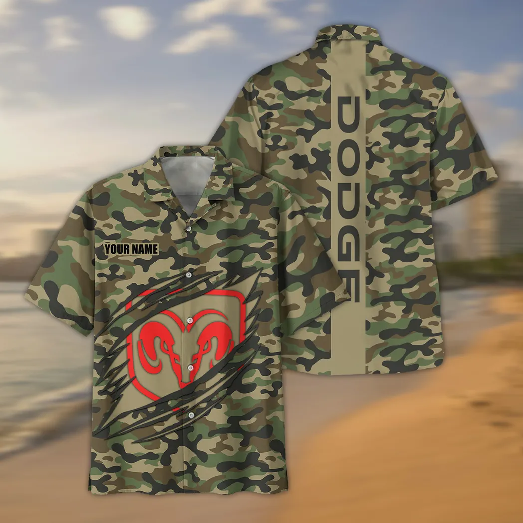 dodge hawaiian shirt style camo oversized hawaiian car210040825698 fzt9o