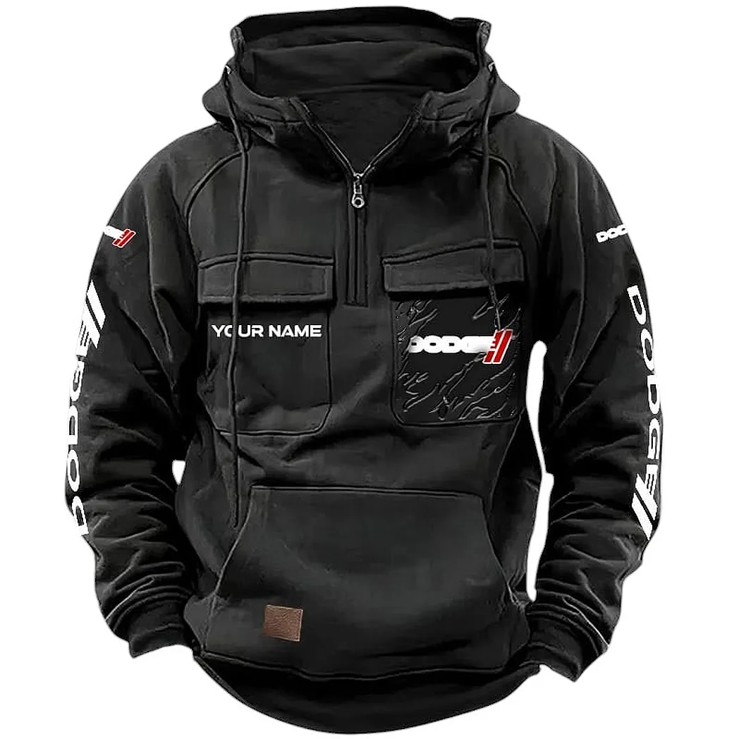 dodge hoodie tactical quarter zip gift for dodge lovers car164022425147 black 0bqlf
