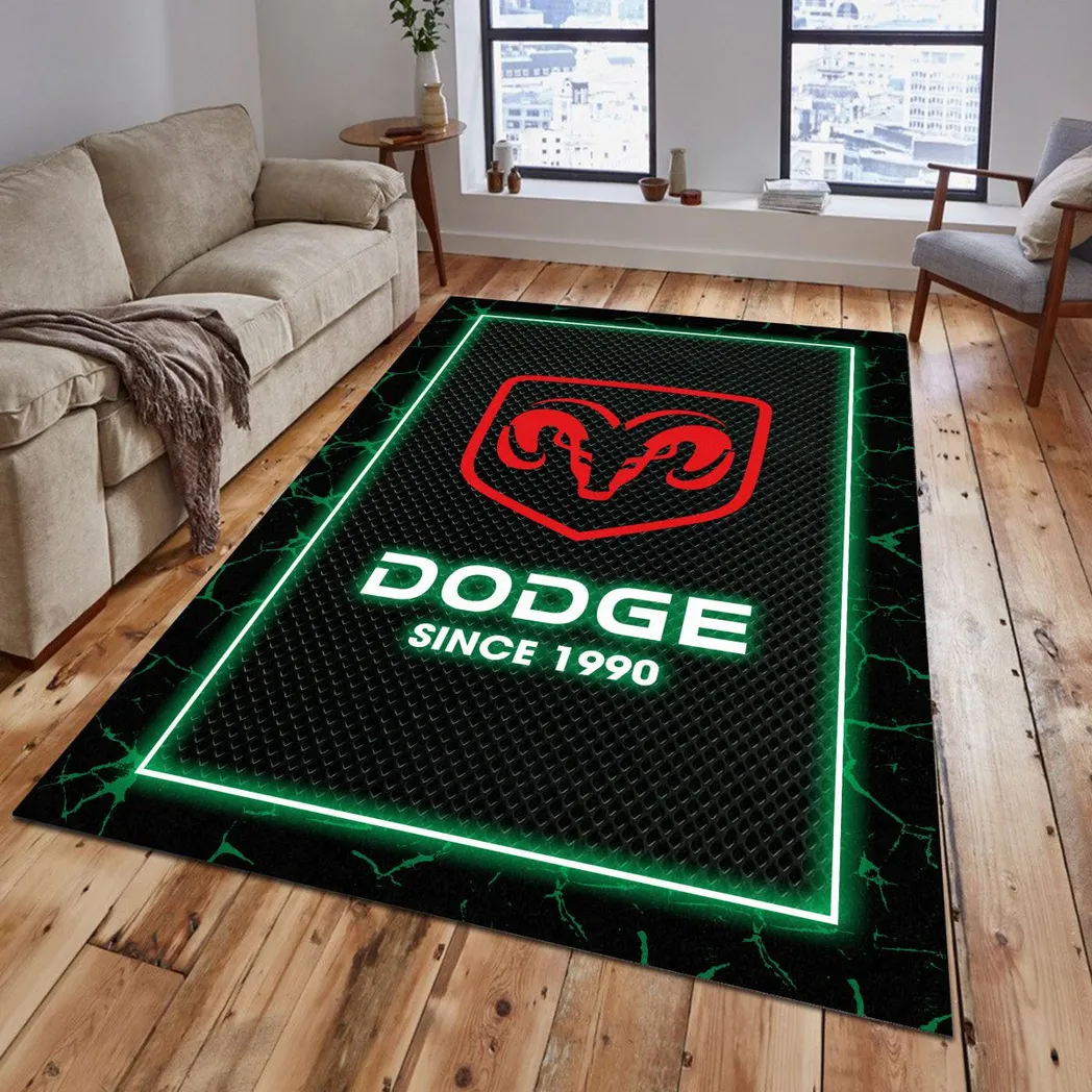 dodge rug gift for dodge lovers gift for him husband boyfriend car5202192520 green rw6mb