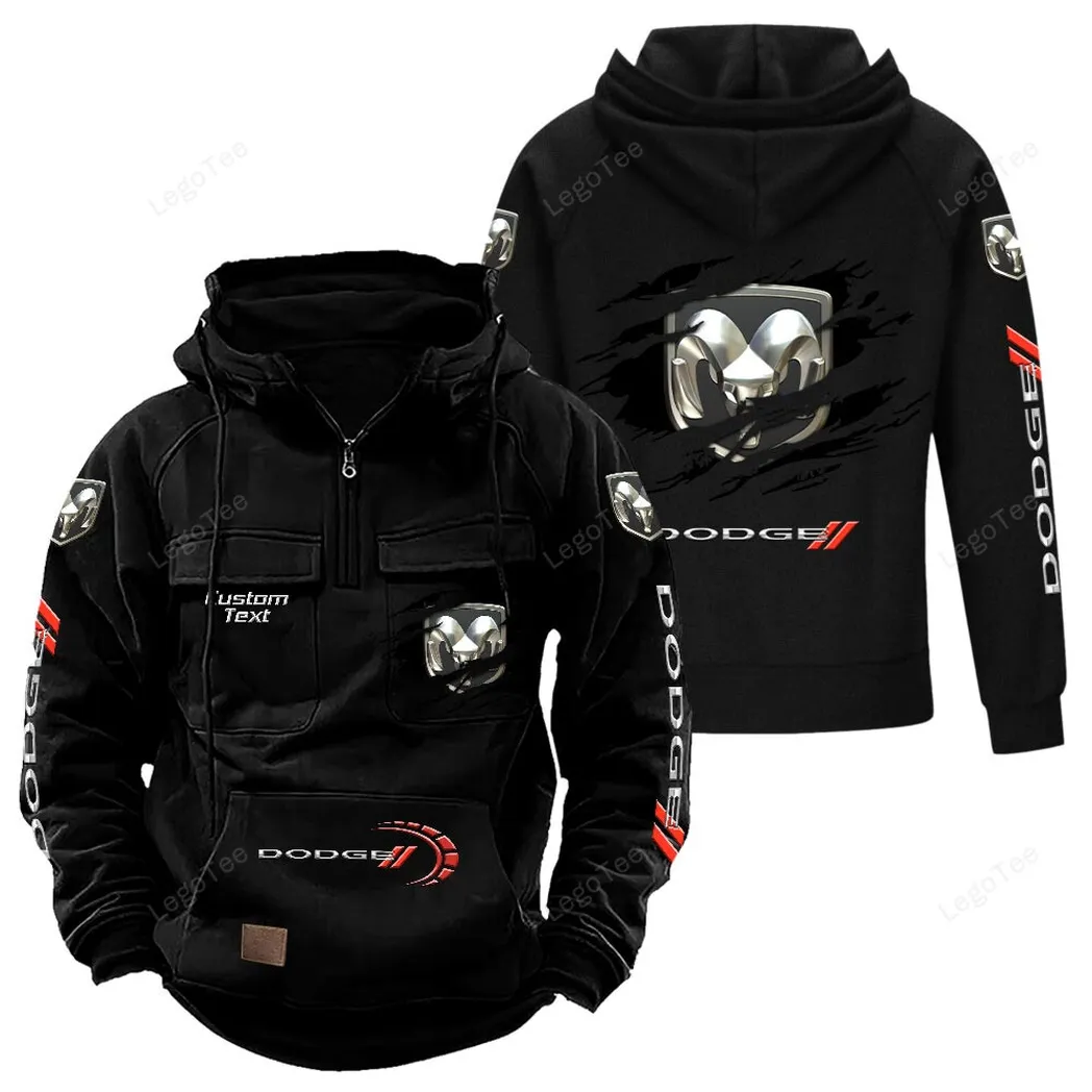 dodge tactical quarter zip hoodie gift for dodge lovers gift for him husband boyfriend black car122021425066 2 vbvo9