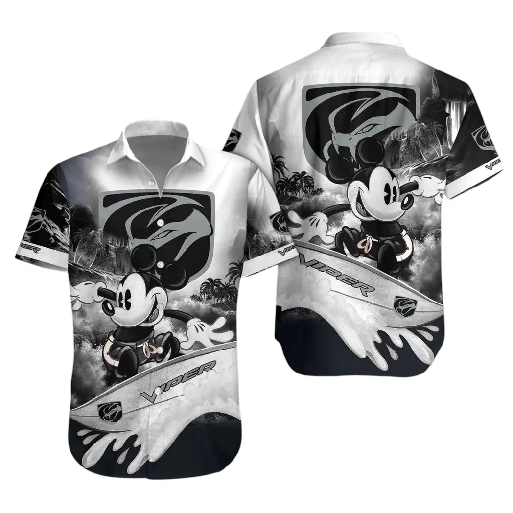 dodge viper hawaiian shirt for men gift for dodge viper lovers gift for him husband boyfriend car53030625029 vo7at