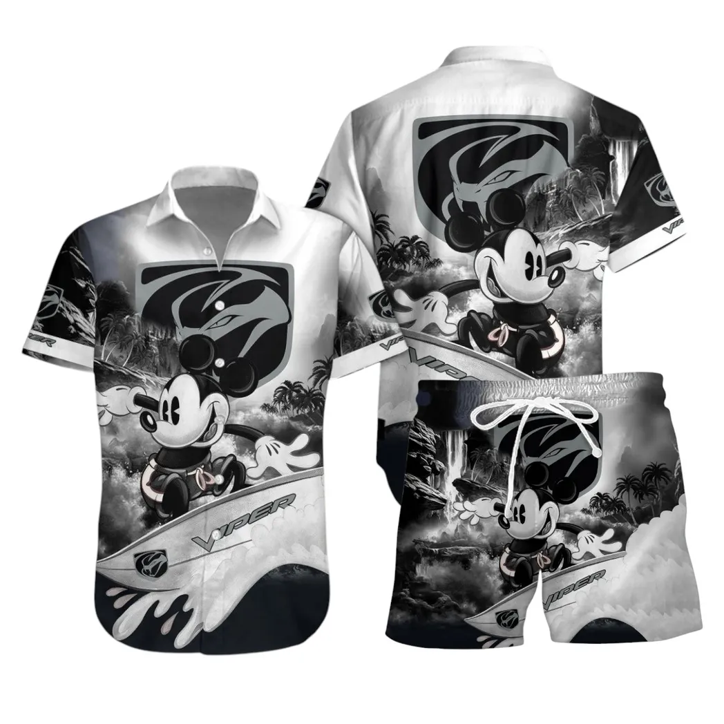Dodge Viper Hawaiian Shirt Set, Gift For Dodge Viper Lovers, Gift For Him, Husband, Boyfriend CAR53030625029