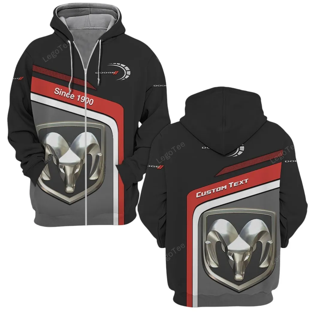 Dodge Zipper Hoodie, Gift For Dodge Lovers, Gift For Him, Husband, Boyfriend CAR11103032520