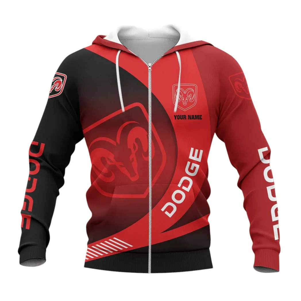 dodge zipper hoodie gift for dodge lovers gift for him husband boyfriend car7402222518 zpmht
