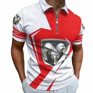 dodge zipper polo shirt for men gift for dodge fan car68022125952 pebbv