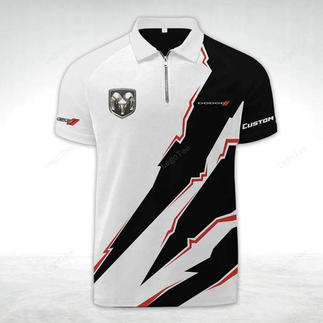 dodge zipper polo shirt gift for dodge lovers gift for gift for him husband boyfriend car128021025016 ymlot