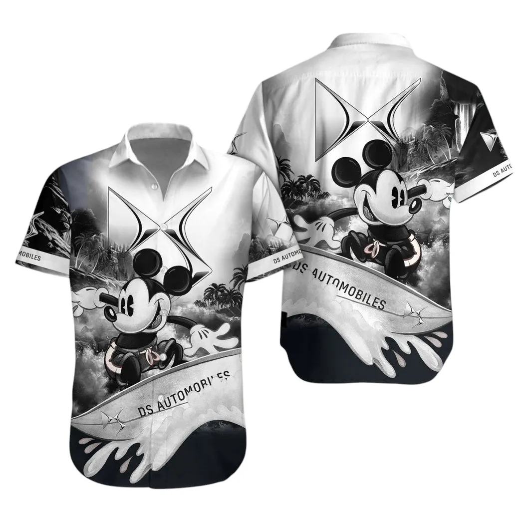 ds automobiles hawaiian shirt for men gift for ds automobiles lovers gift for him husband boyfriend car53030625031 pz2ir