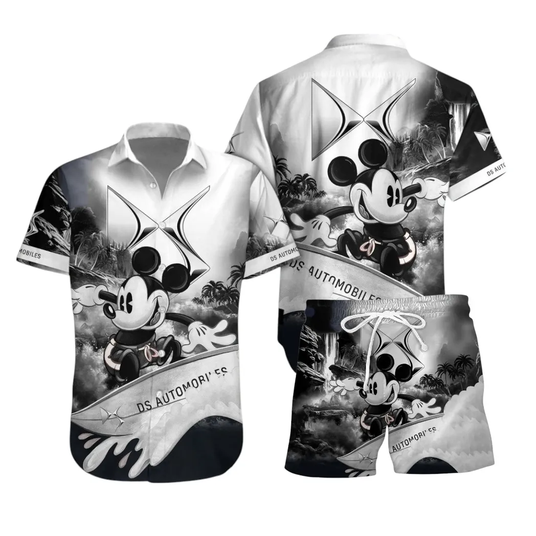 DS Automobiles Hawaiian Shirt Set, Gift For DS Automobiles Lovers, Gift For Him, Husband, Boyfriend CAR53030625031