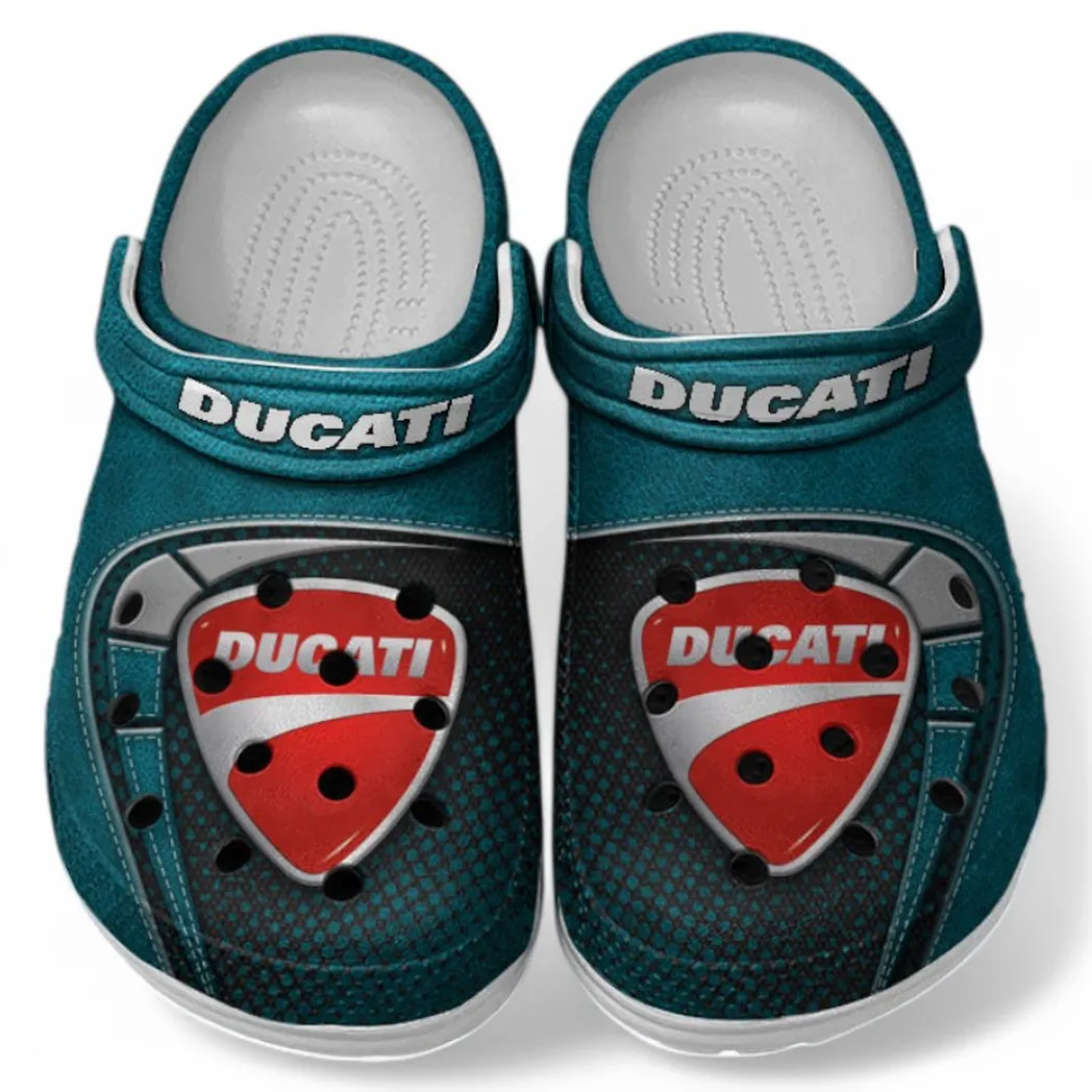 Ducati Crocs Shoes, Clogs Men Women, Gift For Ducati Fan CAR183031725115 - Cyan