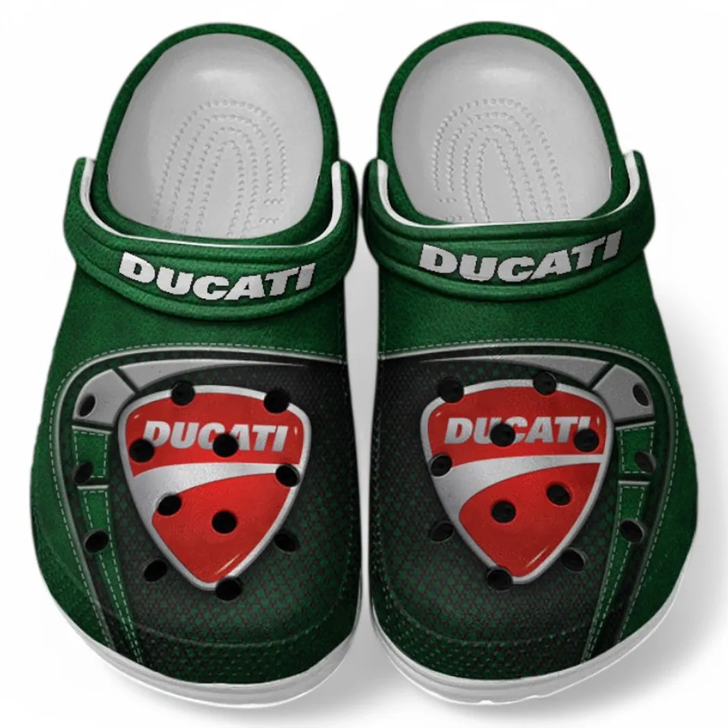 Ducati Crocs Shoes, Clogs Men Women, Gift For Ducati Fan CAR183031725115 - Green