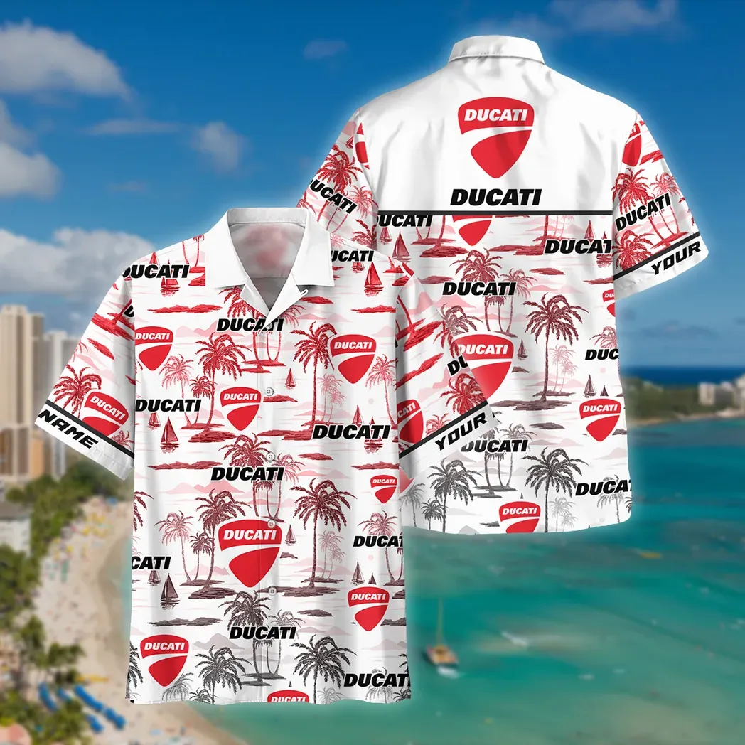Ducati Custom Hawaiian Shirt For Men, Gift For Ducati Fan CAR205031225680