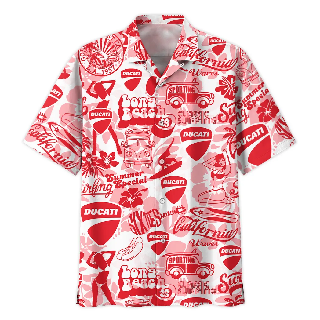 ducati hawaiian shirt for men gift for ducati lovers car201030725569 tbku4