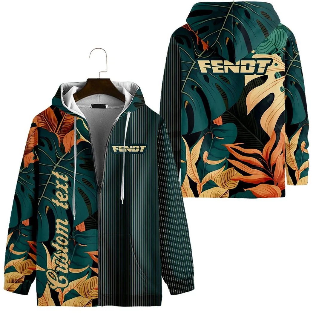 fendt vintage zip hoodie custom all over print car434041725254 5wgnw