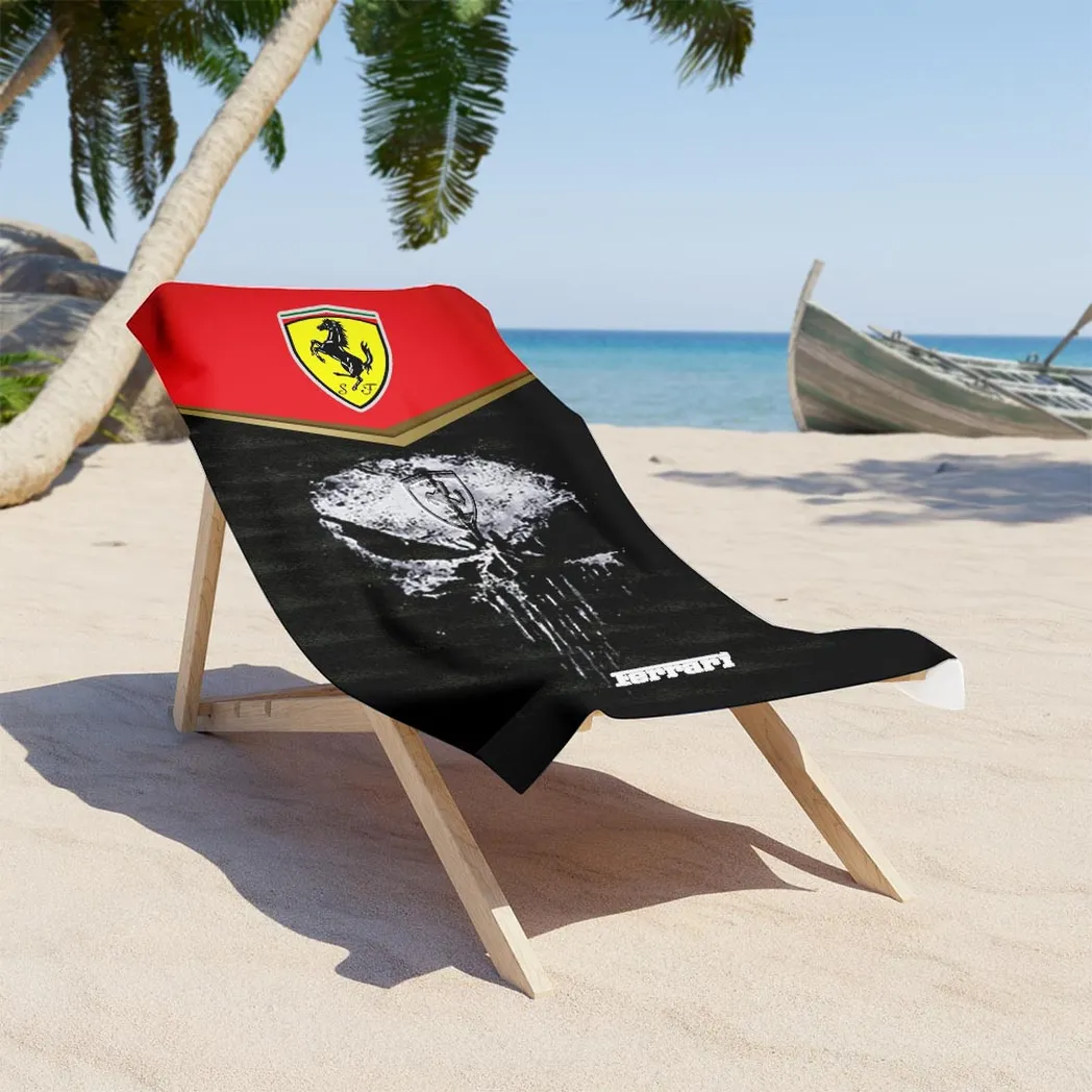 ferrari beach towel gift for ferrari lovers gift for him husband boyfriend car17302252519 wzkqp