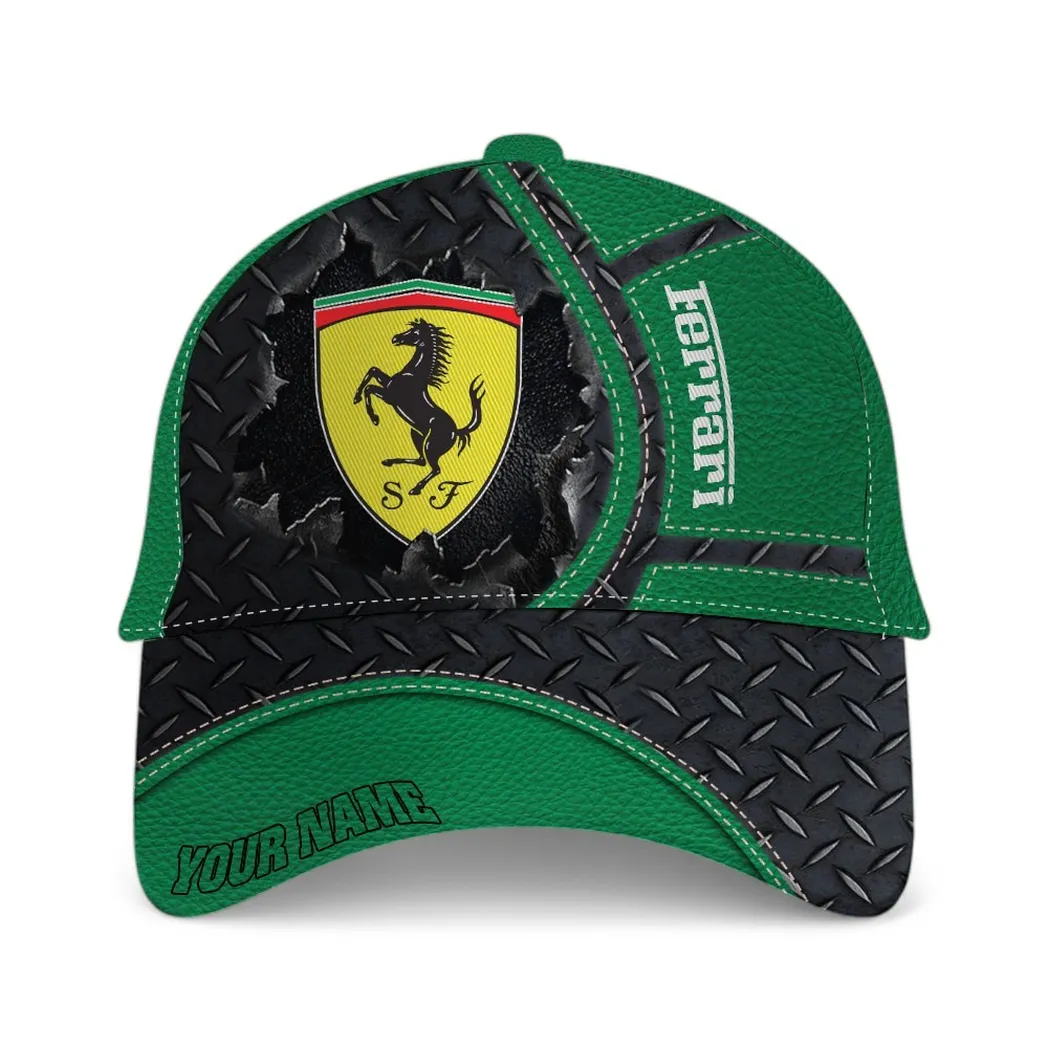 ferrari classic cap gift for ferrari lovers gift for him husband boyfriend green car49021825020 4 nylur