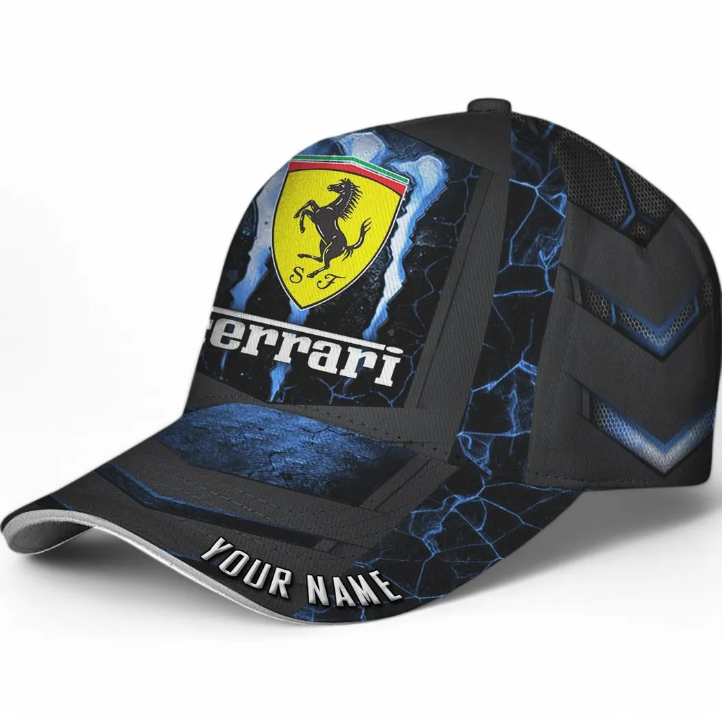 ferrari classic cap gift for ferrari lovers gift for him husband boyfriend car6502202508 blue kmc0t