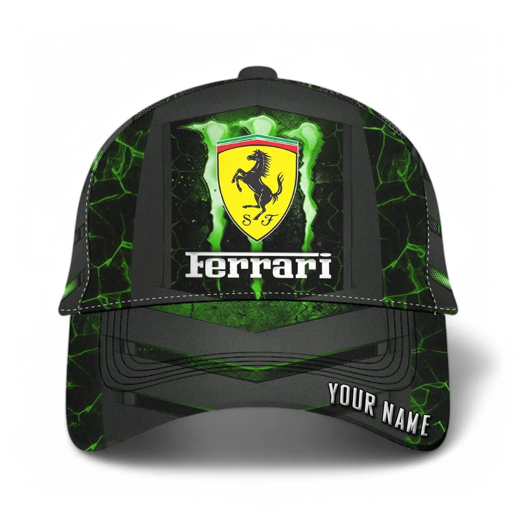 ferrari classic cap gift for ferrari lovers gift for him husband boyfriend car6502202508 green ouqui