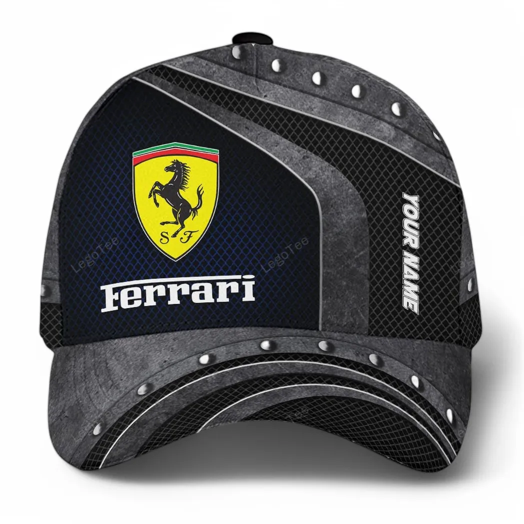 Ferrari Classic Cap, Gift For Ferrari Lovers, Gift For Him, Husband, Boyfriend CAR99031025036 - Blue