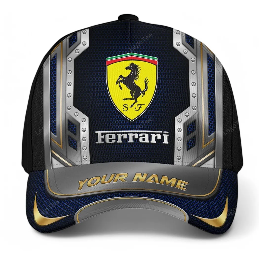 Ferrari Classic Cap, Gift For Ferrari Lovers, Gift For Him, Husband, Boyfriend CAR99031025170 - Blue