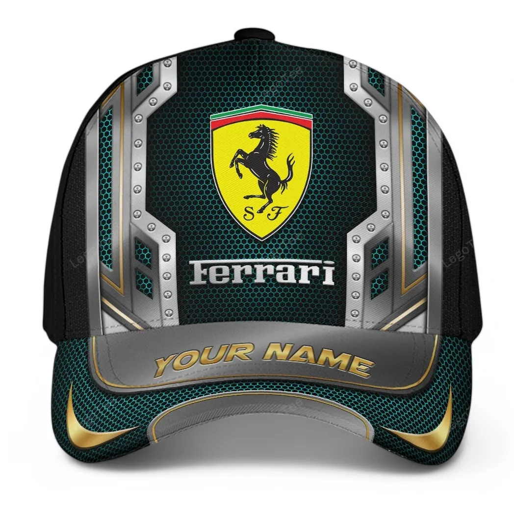 ferrari classic cap gift for ferrari lovers gift for him husband boyfriend car99031025170 cyan umtlv