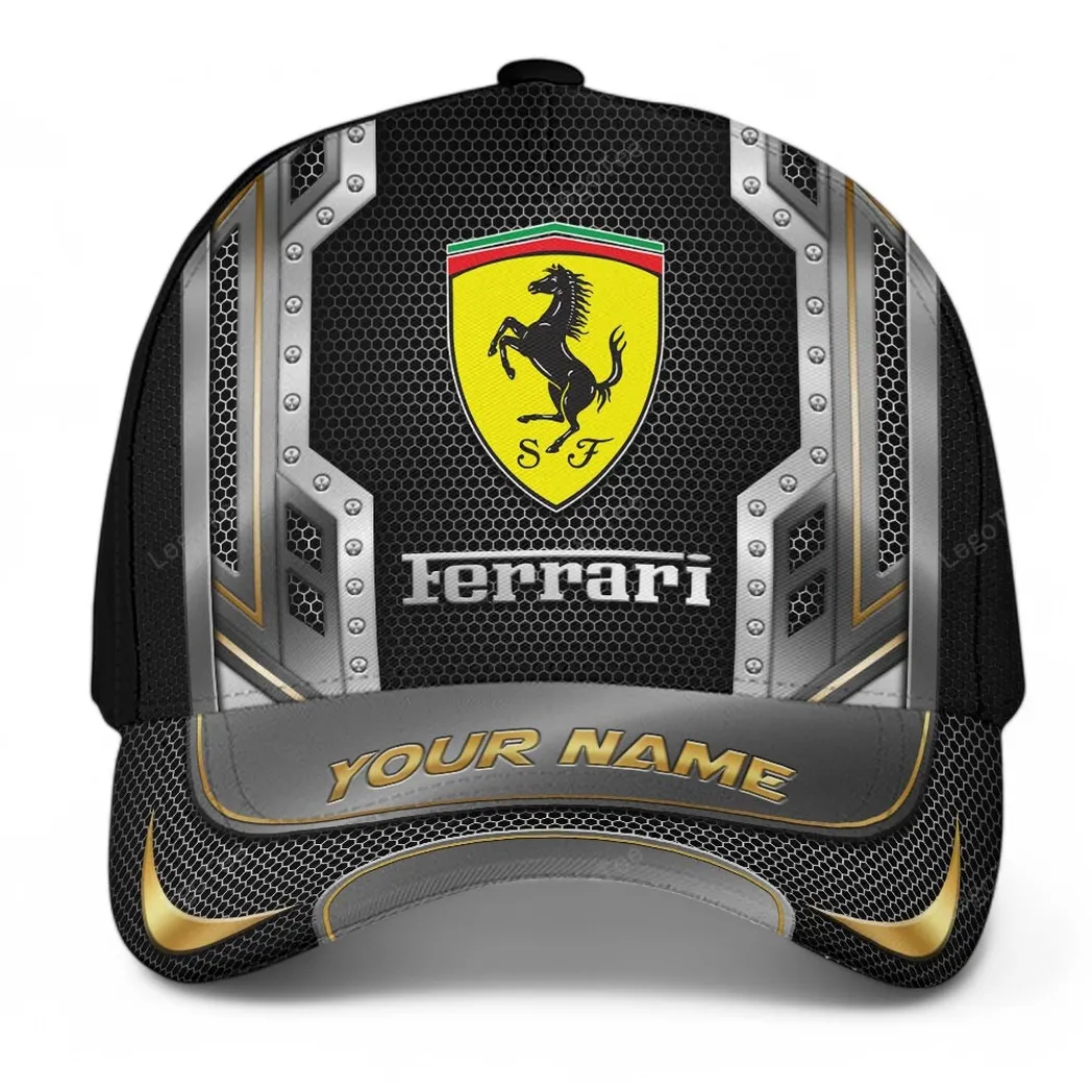 Ferrari Classic Cap, Gift For Ferrari Lovers, Gift For Him, Husband, Boyfriend CAR99031025170 - White