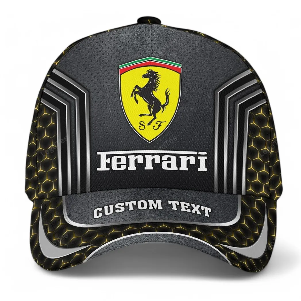 ferrari classic cap gift for ferrari lovers gift for him husband boyfriend car99031025213 yellow shjou