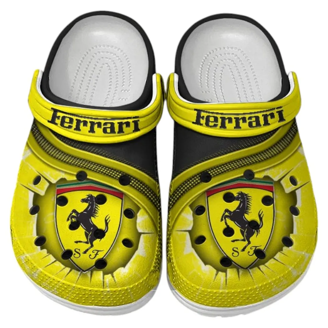 ferrari crocs clogs men women gift for ferrari fan car188032025187 yellow iqu9c