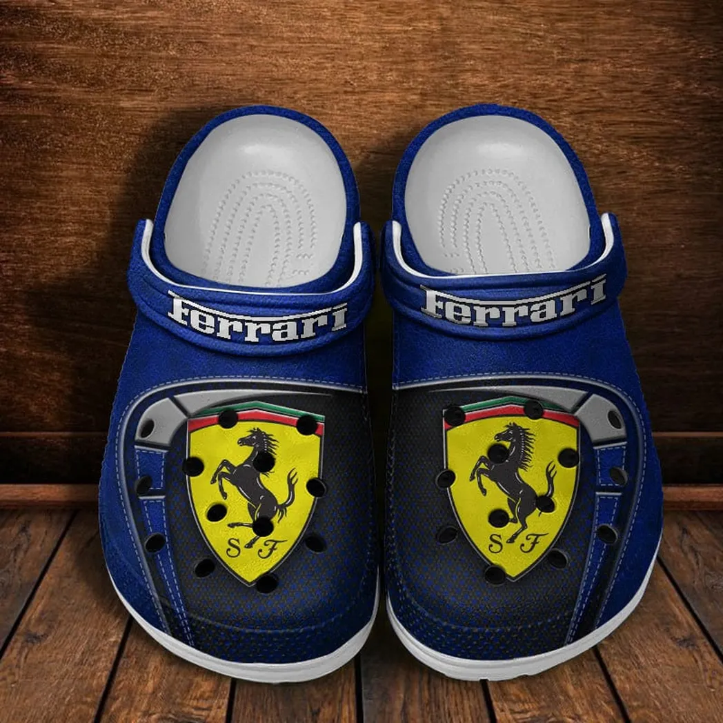 ferrari crocs sandals for men women gift for ferrari fan car177031425577 blue bf1a6