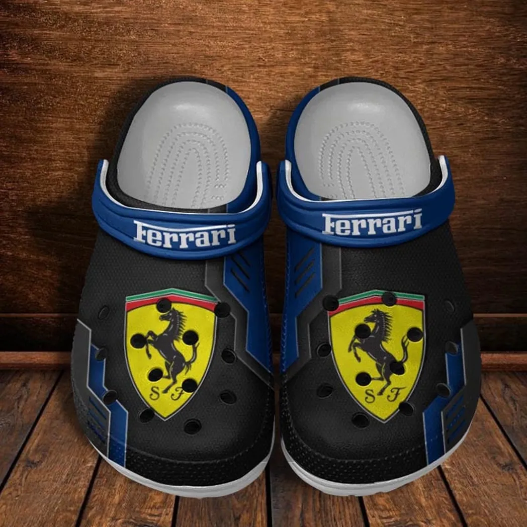 ferrari crocs shoes clogs men women gift for ferrari fan car185031525258 blue ao0qa
