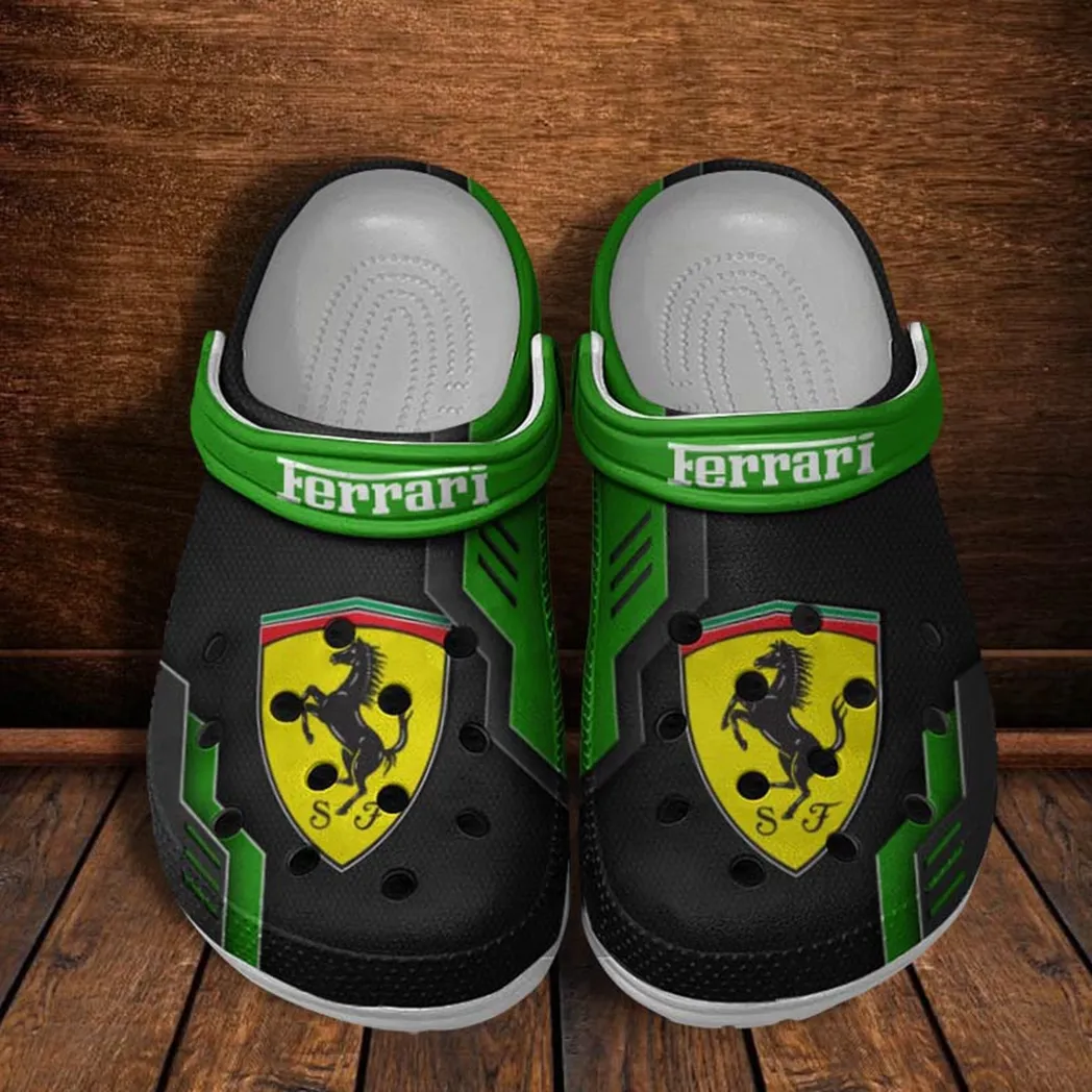 ferrari crocs shoes clogs men women gift for ferrari fan car185031525258 green lhsnv
