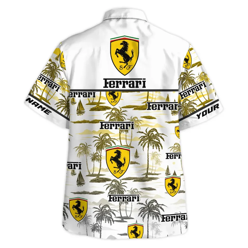 ferrari custom hawaiian shirt for men gift for ferrari fan car205031225681 z0yur