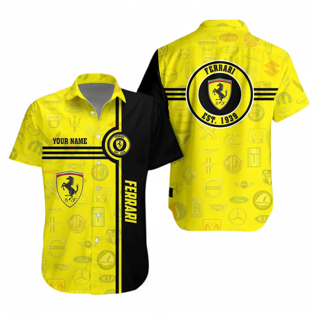 ferrari hawaiian shirt for men all logo gift for ferrari fan car174022525008 h5blt