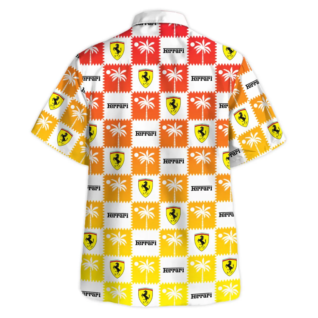 ferrari hawaiian shirt for men gift for ferrari lovers car200030725138 knnyv
