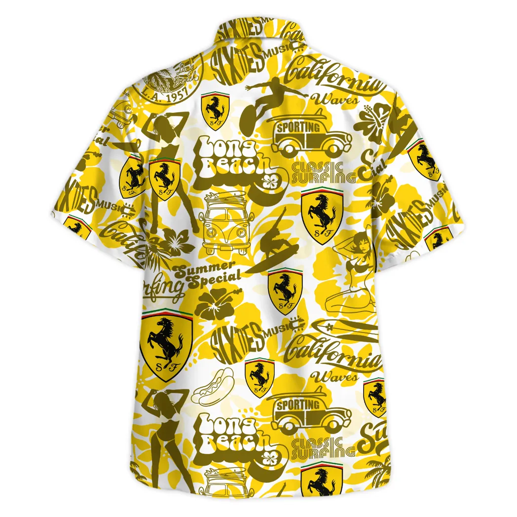 ferrari hawaiian shirt for men gift for ferrari lovers car201030725570 6qogm