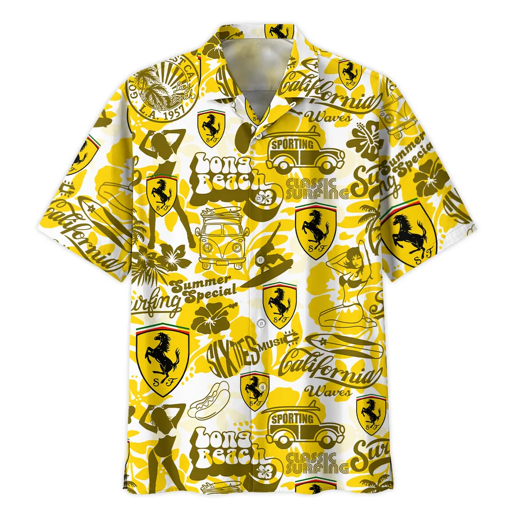 ferrari hawaiian shirt for men gift for ferrari lovers car201030725570 yc2oc
